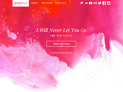 Brightly 3.0 campaign mobile responsive spot colour texture watercolour web design