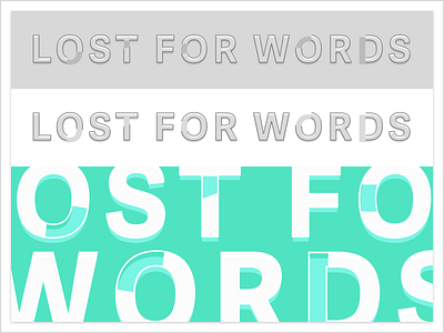 Lost For Words Logo Concept