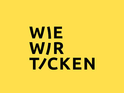 Wie wir ticken - Exhibition Design branding exhibition design logo