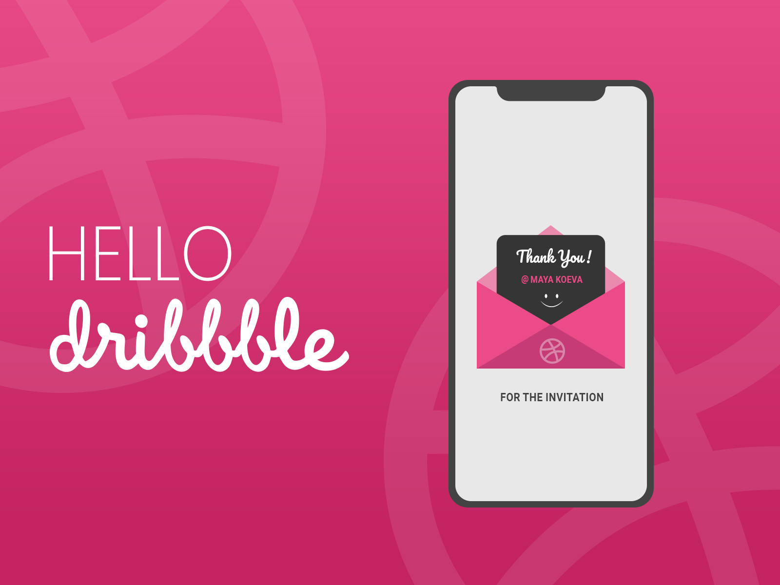 Hello Dribbble! by Sagar Pawar on Dribbble