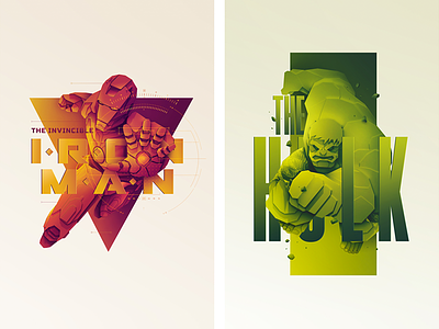 Movie posters inspired by Marvel deisgn design graphic hulk interior ironman marvel movie poster print wall