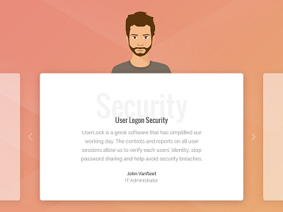 Daily UI #039 – Testimonial 039 avatar daily ui dailyuichallenge design illustration photoshop quote testimonial testimonials ui ux webdesign