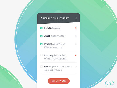 Daily UI #042 - ToDo List 042 daily ui dailyuichallenge design photoshop security todo list todolist ui user logon ux