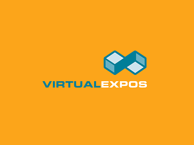 VirtualExpos logo, Escher style branding escher logo logo design logotype