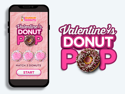 DD Valentine's Donut POP