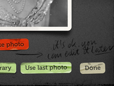OldBooth for iPad, photo screen bord handwriting oldbooth paper photo sticker vintage