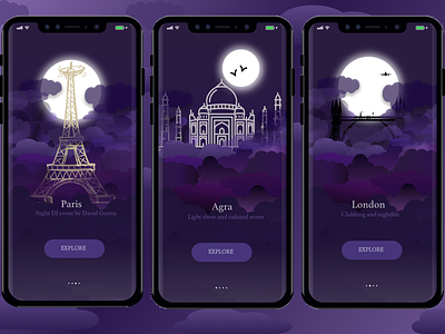 Lagris cloud dj eiffeltower event explore iphonex londonbridge nightlife tajmahal ui voilet