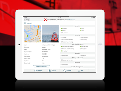 Port of Amsterdam - Tablet Application