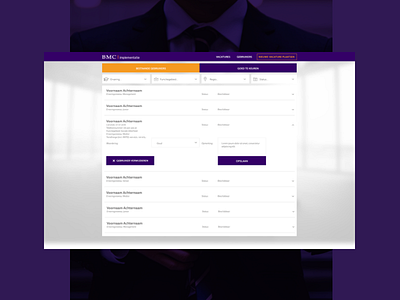 BMC Vacancy Portal - Web Application app design ui ux webapp website