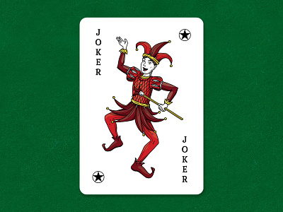 Joker card deck design highlight illustration illustrations joker playingcard playingcards poker shadow