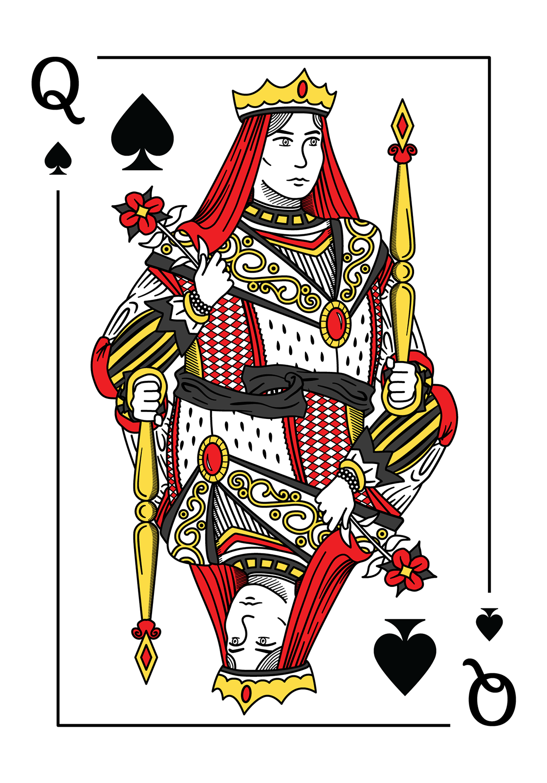 Queen and King of Spades by Tamara (Tammy) Stantic on Dribbble