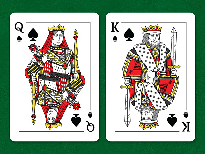 queen card design