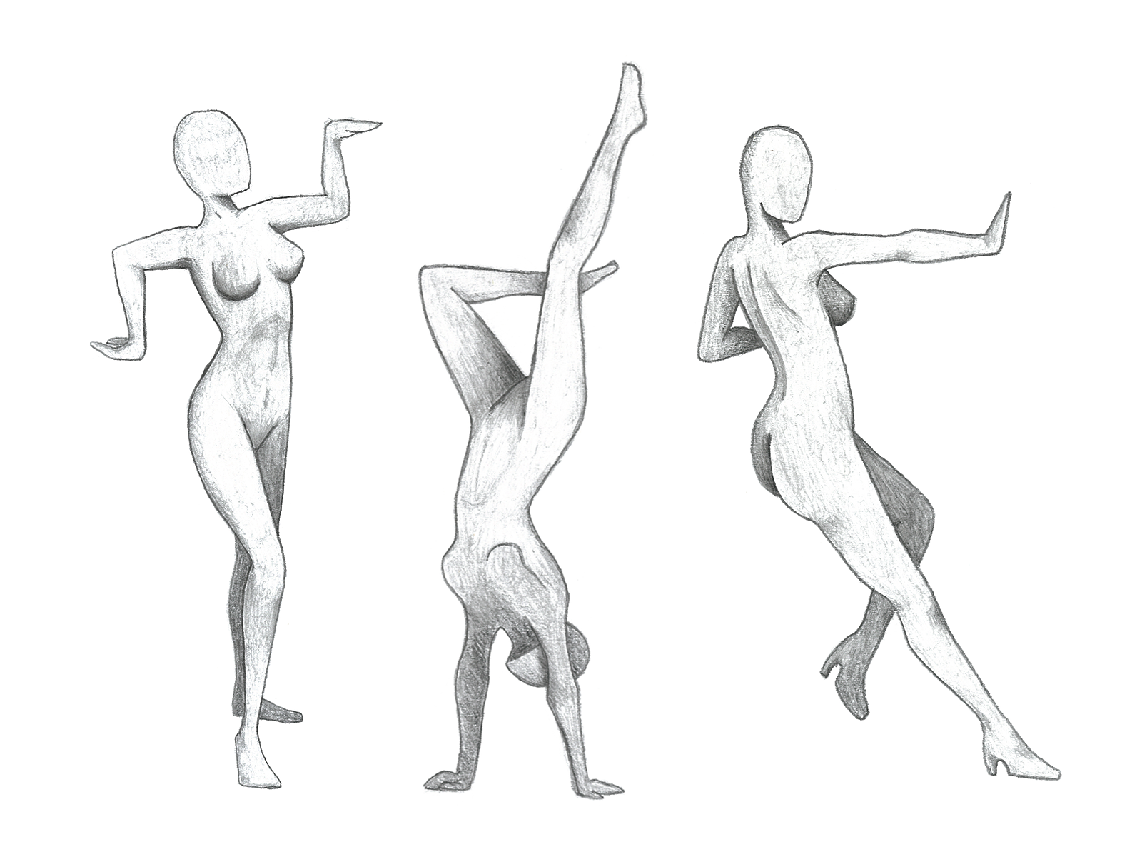 Poses Study by Tamara (Tammy) Stantic on Dribbble