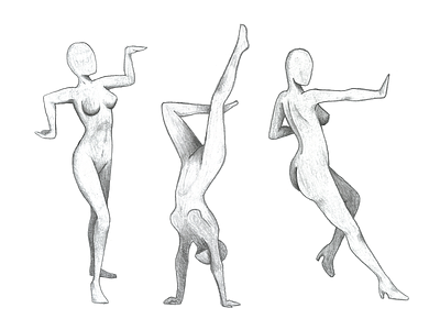 Poses Study anatomy body character drawing female girl human illustration pencil poses sketch traditional woman