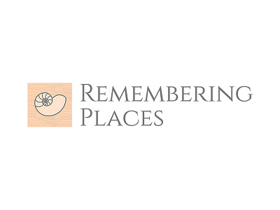 Logo design for Remembering Places design graphic design illustrator logo logo design logotype