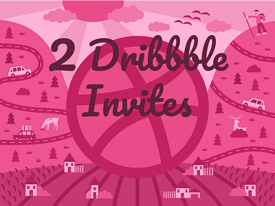 2 Dribbble Invites Giveaway