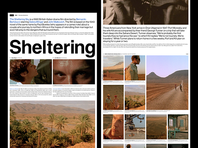 Films Collection— 02. The Sheltering Sky