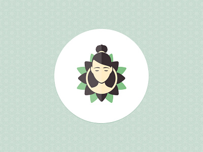 Popup Yoga branding illustration logo woman yoga studio