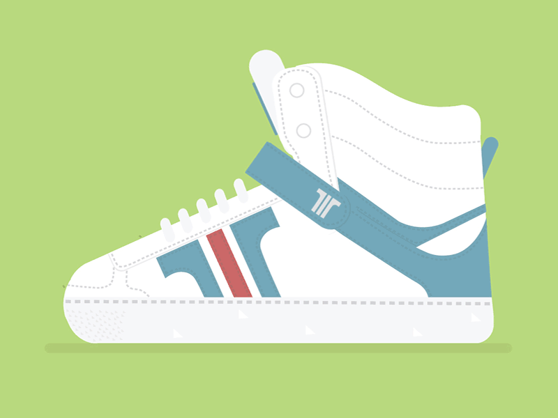 Tisza Shoe m4 animation green illustration shoe tisza