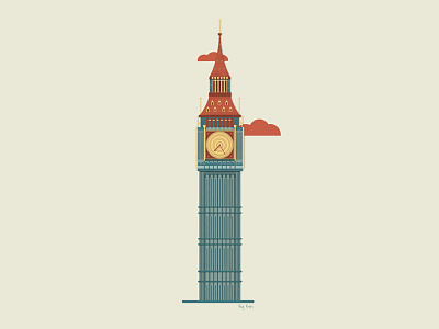 Big Ben big ben illustration landmark london