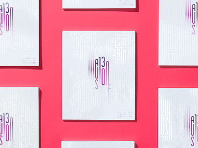 AIGA A13 Illusion Gala Book aiga gala design gloss illusion kansas city printing style pub design publication publication design spot gloss type typography