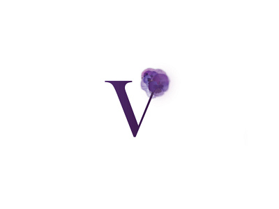 V is for Violet. 36daysoftype letter purple type v violet