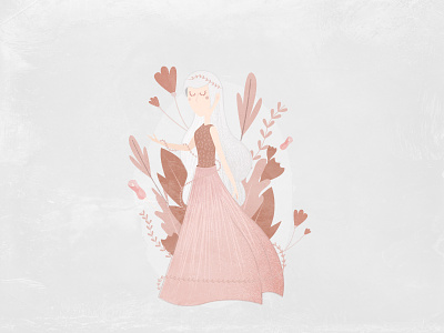 Muse character flower flowers girl illustration muse woman