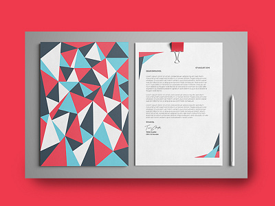 Banyan Offer Letter branding graphic design marketing offer letter polygons