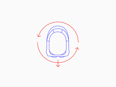 Magic Leap Head Rotation ar aucta augmented reality icon illustration leap magic magicleap minimalistic nucleusicons technical