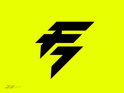 FCS Monogram Esports Logo brand esports gaming logo monogram neon sports