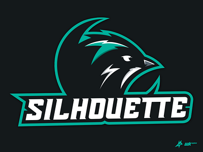 Silhouette Bird Mascot Logo. bird brand branding esports identity logo mascot sports swallow