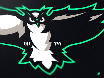 Owl Mascot Logo animal bird brand esports indentity logo mascot nature owl sports