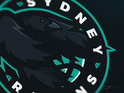 Sydney Ravens Badge animals brand branding esports identity logo mascot raven sports