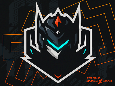 MECH 01 Mascot Logo brand branding esports eva franxx gundam identity japan logo mascot mech sports