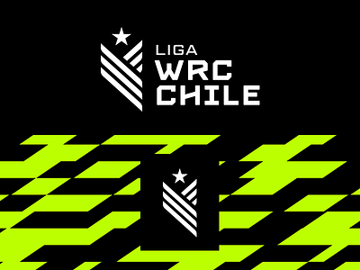 Liga WRC Chile - WRC The Official Game League Logo brand branding cars esports identity illustration league logo rally sports