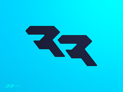 RR Concept Logo brand esports identity letter logo logo sports vector