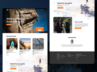 Concept idea for Climbing service ui uiux ux ux ui uxui web web design webdesign website website design websites