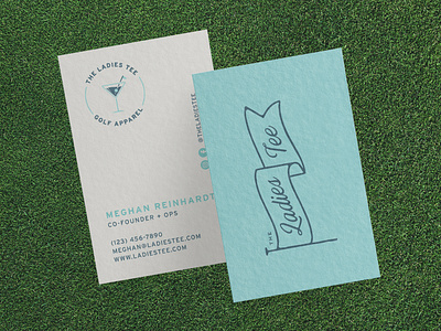 Ladies Tee Business Cards