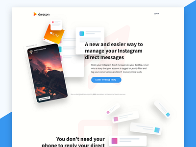 Direcon Landing Page