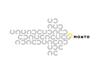 Monto Logo animation arrow brand branding circle credit horseshoe loan logo logo design logotype microcredit money people semicircle trust