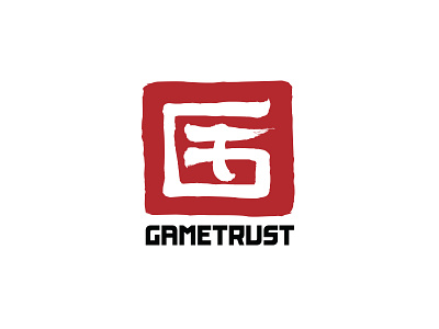 Official GAMETRUST Mark | Logo ©2017 GAMETRUST brand game games gametrust identity logo logos mark trust video video game video games