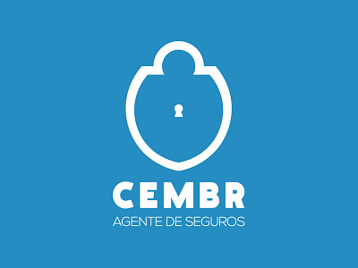 CEMBR - Agente de Seguros brand branding clean insurance logo logotype minimal