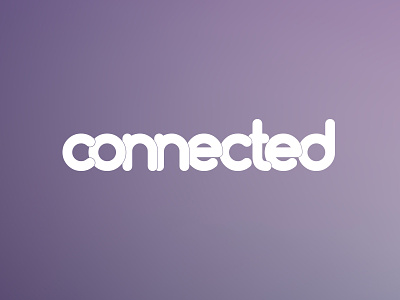 Connected Logo connected design graphic design logo purple