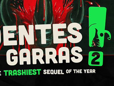 Classic Dentes e Garras 2! Poster cinema design graphic graphic design movie poster