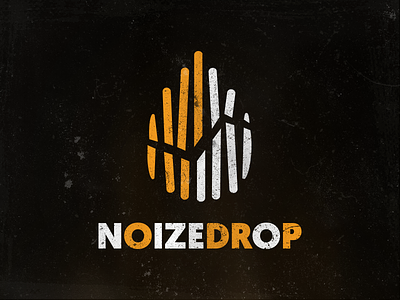 NoizeDrop design drop dubstep graphic design logo music noise