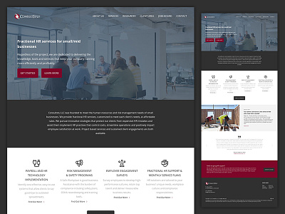 HR Website Design development ui ux website