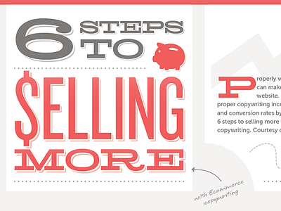 Six Steps to Selling More (infographic)
