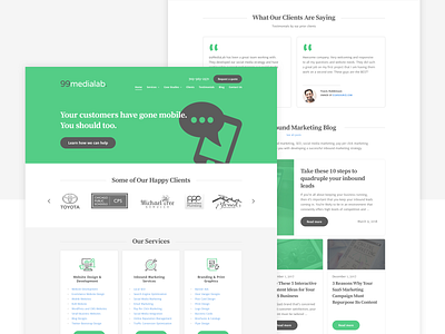 Website design for 99medialab