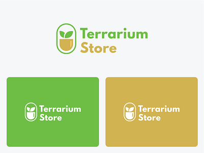 Terrarium Market logo green green logo logo plant logo