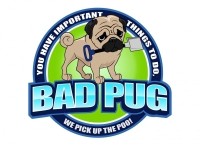 Bad Pug Waste Removal art branding design designer gfx graphic logo logodesign vector vectorart